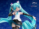 HATSUNE MIKU FURYU Corporation 【YOWU×F:NEX】HATSUNE MIKU CAT EAR HEADPHONE Ver. 1/7 Scale Figure (Necomimi)