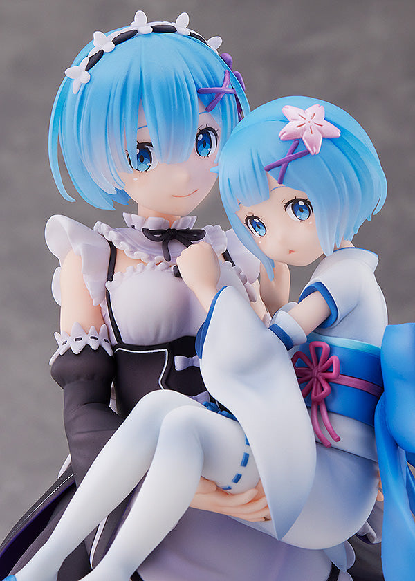 Re:ZERO -Starting Life in Another World- SEGA Figure Rem & Childhood Rem