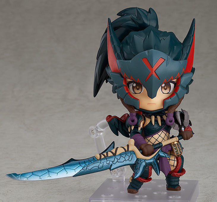 1284‐DX MONSTER HUNTER WORLD: ICEBORNE Nendoroid Hunter: Female Nargacuga Alpha Armor Ver. DX