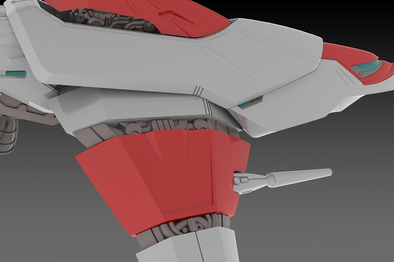 Darius PLUM SILVER HAWK 3F-1B SPACE FIGHTER