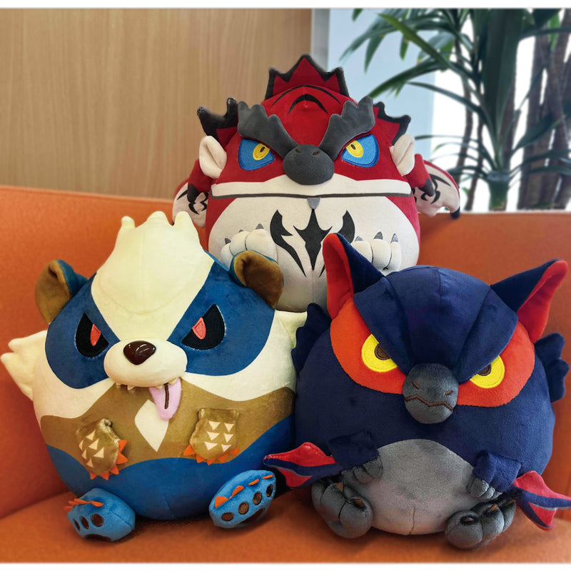 MONSTER HUNTER CAPCOM Monster Hunter Fluffy Eggshaped Plush Nargacuga