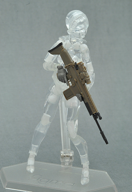 LittleArmor TOMYTEC  LittleArmory-OP5: figma Tactical Gloves (Mas Grey)