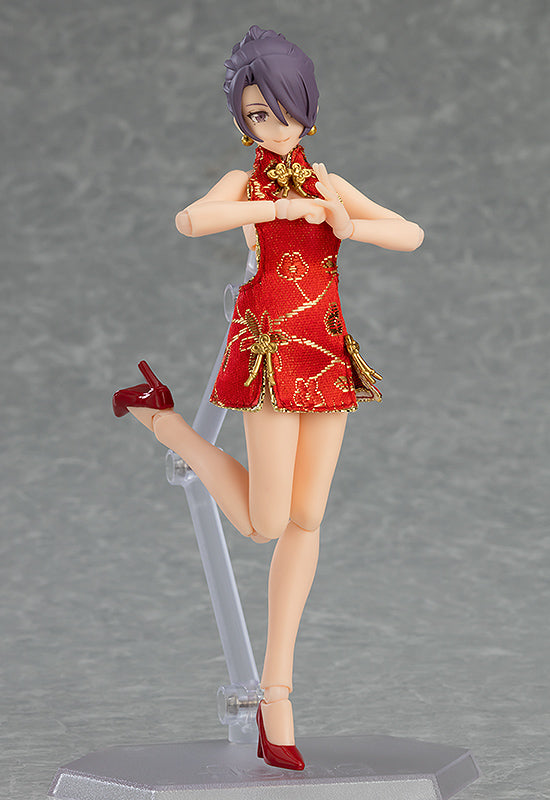569 figma Styles figma Female Body (Mika) with Mini Skirt Chinese Dress Outfit