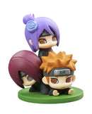 NARUTO SHIPPUDEN MEGAHOUSE PETIT CHARA LAND  NARUTO SHIPPUDEN NARUTO & AKATSUKI PART 2 (REPEAT) (Set of 6 Characters)