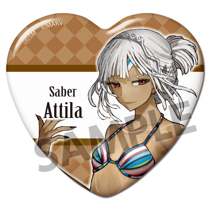 Fate/EXTELLA HOBBY STOCK Fate/EXTELLA Heart Can Badge Collection (1 Random Badge)