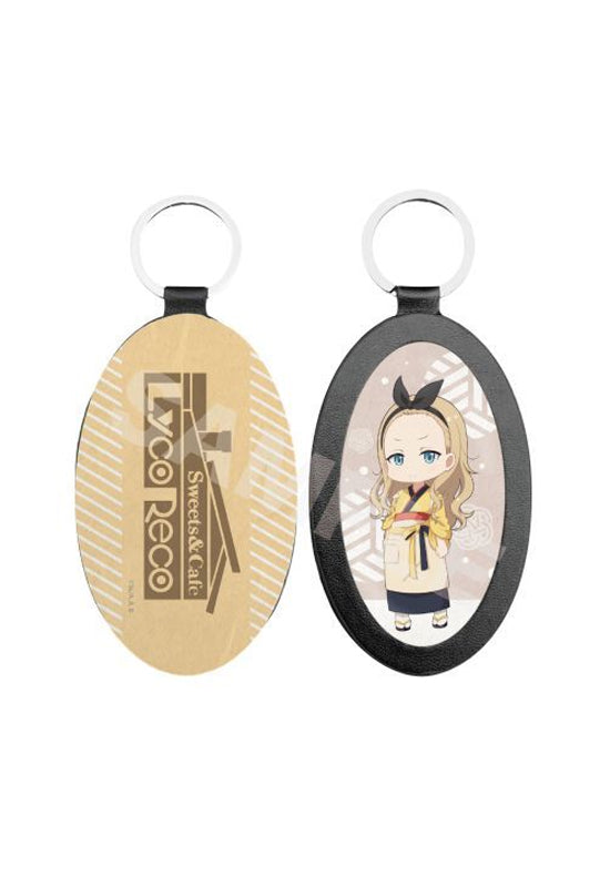 Lycoris Recoil CS.FRONT Leather Key Chain 08 Kurumi (Deformed)