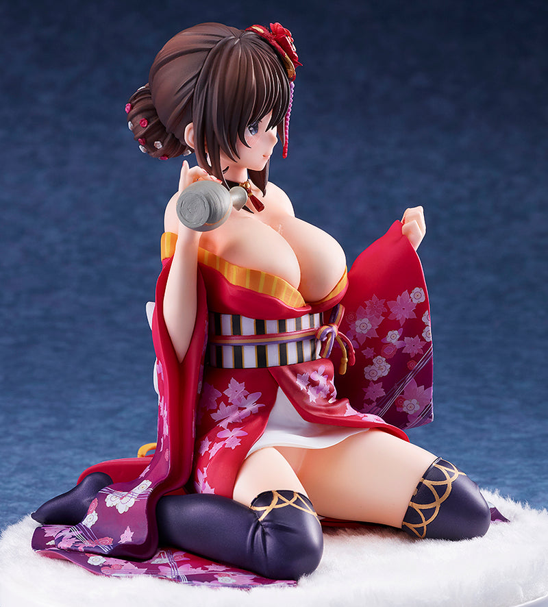 Matarou Original Character Pink・Cat Peeled Back Kimono