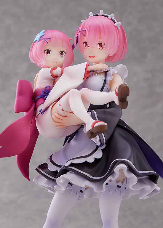 Re:ZERO -Starting Life in Another World- SEGA Figure Ram & Childhood Ram