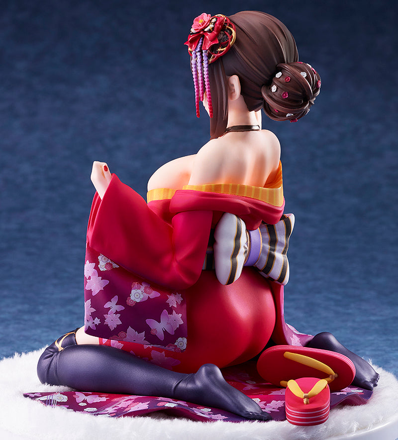 Matarou Original Character Pink・Cat Peeled Back Kimono