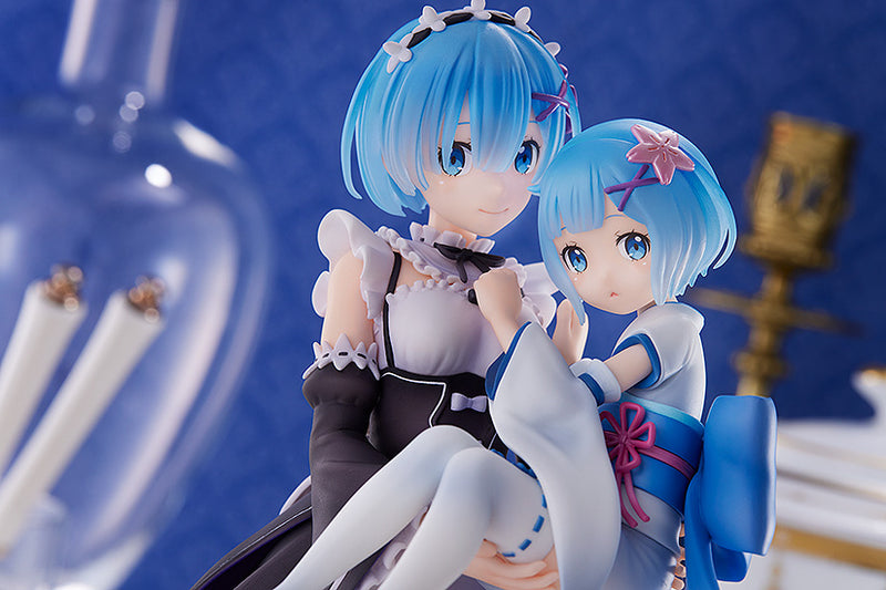 Re:ZERO -Starting Life in Another World- SEGA Figure Rem & Childhood Rem