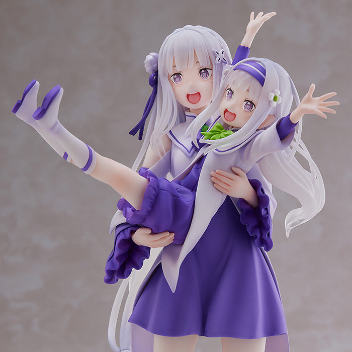 Re:ZERO -Starting Life in Another World- SEGA Figure Emilia & Childhood Emilia