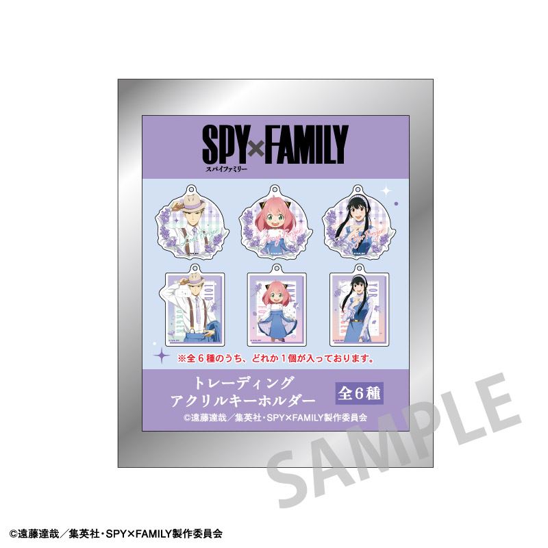SPY x FAMILY KAMIO JAPAN Trading Acrylic Key Chain Link Coordinate(Box of 6)