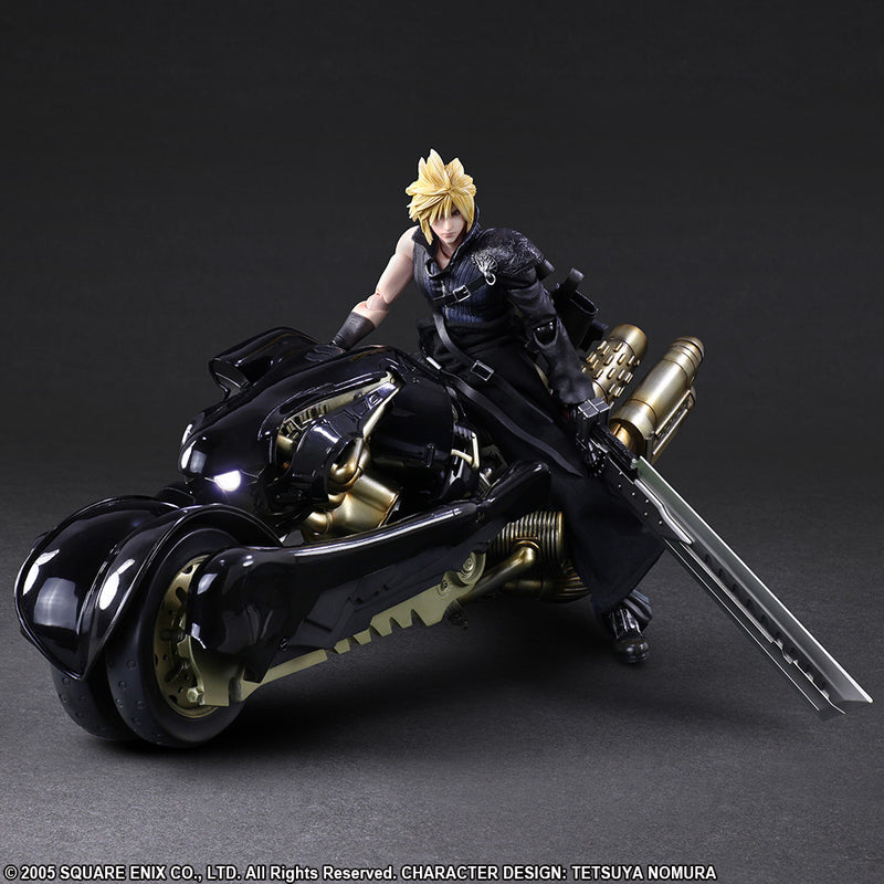 Final Fantasy VII Advent Children Square Enix Play Arts Kai Cloud Strife & Fenrir