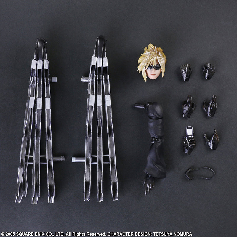 Final Fantasy VII Advent Children Square Enix Play Arts Kai Cloud Strife & Fenrir