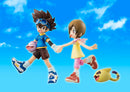DIGIMON MEGAHOUSE G.E.M. SERIES TAICHI & HIKARI & KOROMON & NYAROMON