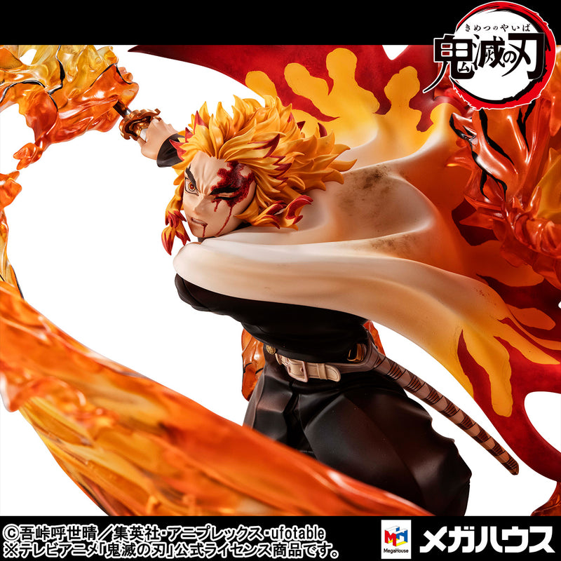 Demon slayer：Kimetsu no Yaiba  MEGAHOUSE Precious G.E.M.Series Kyojuro Rengoku  Flame Breathing Fifth Form：Flame Tiger