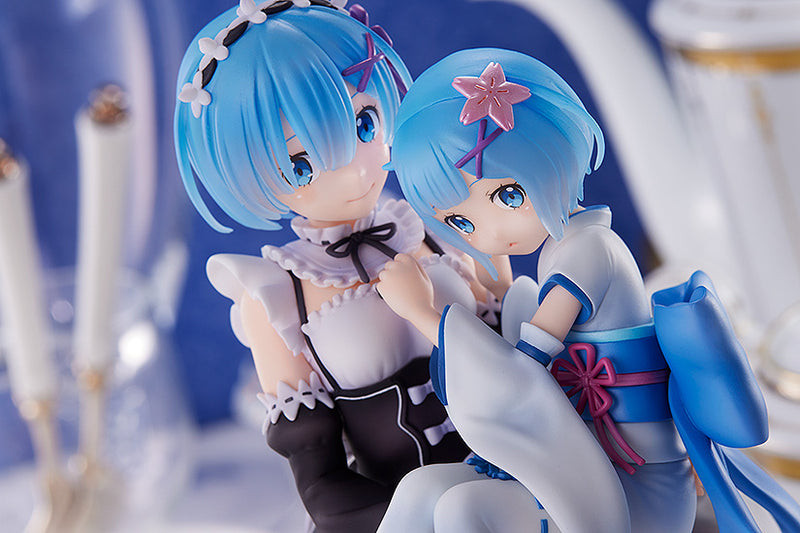 Re:ZERO -Starting Life in Another World- SEGA Figure Rem & Childhood Rem