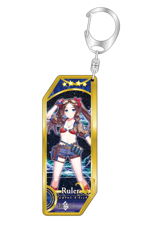 Fate/Grand Order Bell Fine Servant Key Chain 144 Ruler / Leonardo da Vinci