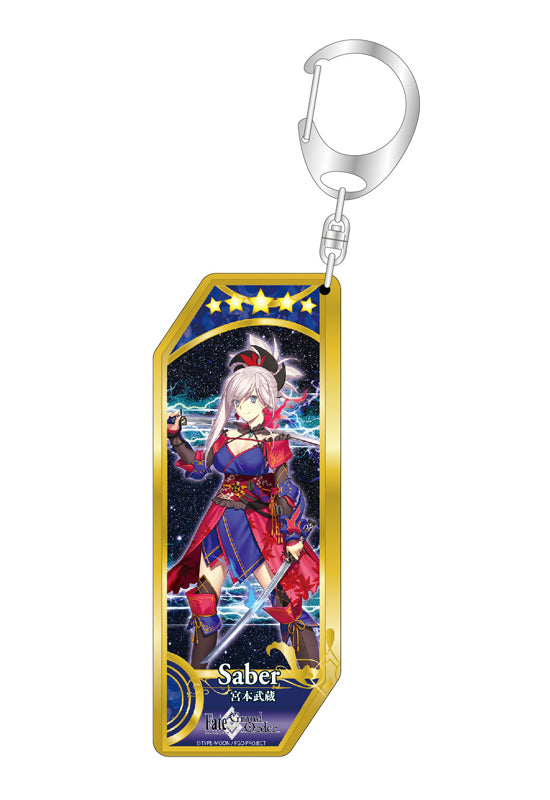 Fate/Grand Order Bell Fine Servant Key Chain 161 Saber / Miyamoto Musashi