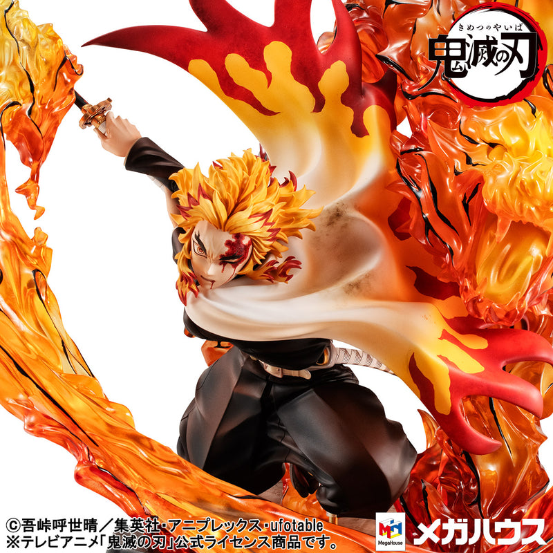 Demon slayer：Kimetsu no Yaiba  MEGAHOUSE Precious G.E.M.Series Kyojuro Rengoku  Flame Breathing Fifth Form：Flame Tiger