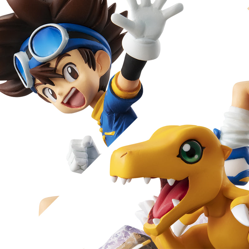 DIGIMON ADVENTURE MEGAHOUSE GEM YAGAMI TAIICHI & AGUMON Ver.20th anniversary