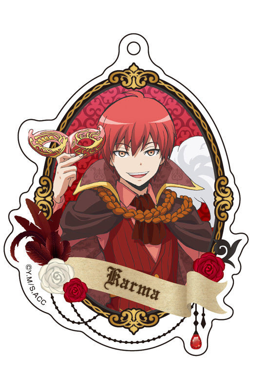 Assassination Classroom Medicos Entertainment Original Illustration Acrylic Key Chain Masquerade Ver.2 Akabane Karma