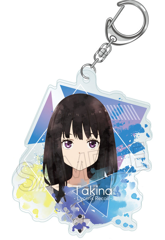 Lycoris Recoil Twinkle Wet Color Series Acrylic Key Chain Vol.2 Inoue Takina