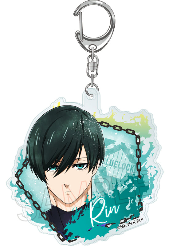 Blue Lock Twinkle Wet Color Series Acrylic Key Chain Vol.2 Itoshi Rin