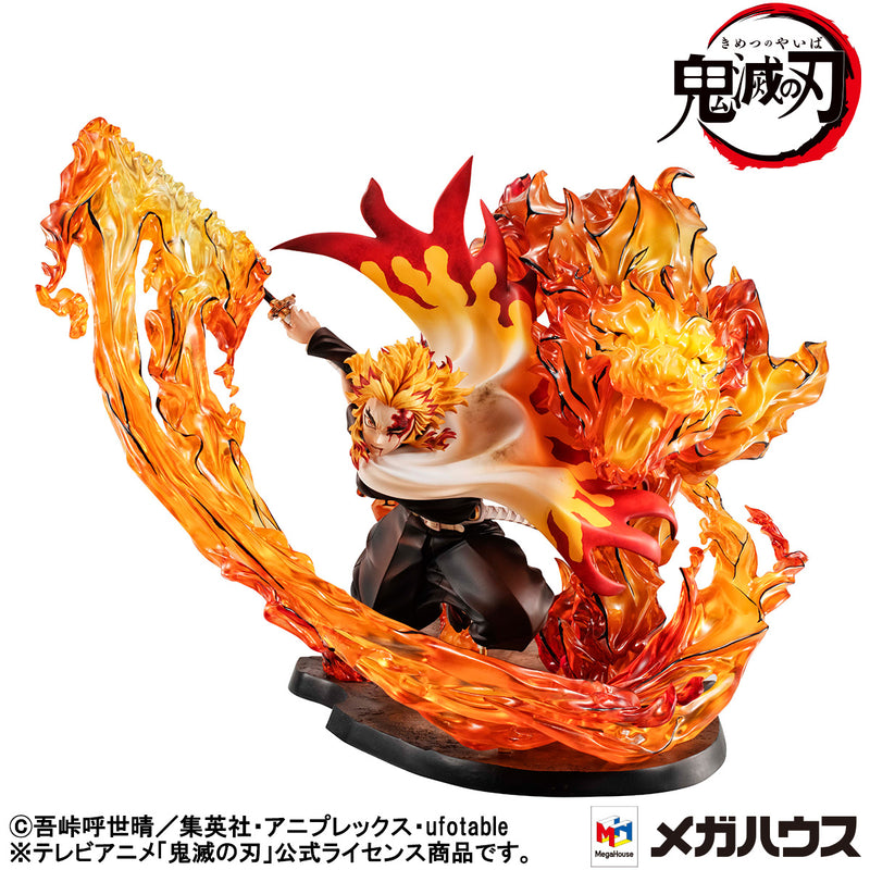 Demon slayer：Kimetsu no Yaiba  MEGAHOUSE Precious G.E.M.Series Kyojuro Rengoku  Flame Breathing Fifth Form：Flame Tiger