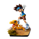 DIGIMON ADVENTURE MEGAHOUSE GEM YAGAMI TAIICHI & AGUMON Ver.20th anniversary