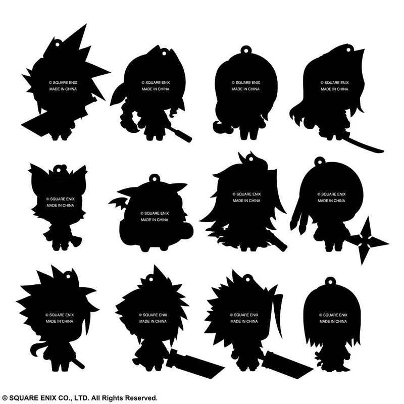 FINAL FANTASY TRADING RUBBER STRAP Square Enix FF VII EXTENDED EDITION (SET OF 12)