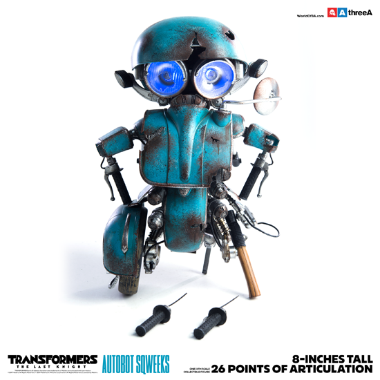 Transformers The Last Knight Hasbro x ThreeA AUTOBOT SQWEEKS