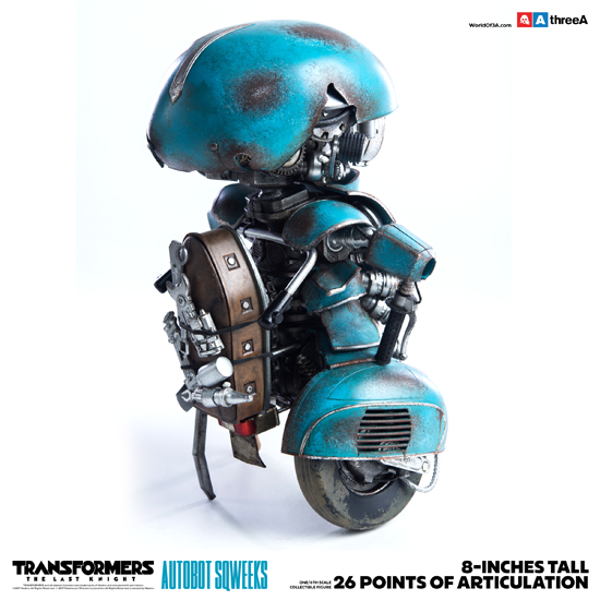 Transformers The Last Knight Hasbro x ThreeA AUTOBOT SQWEEKS