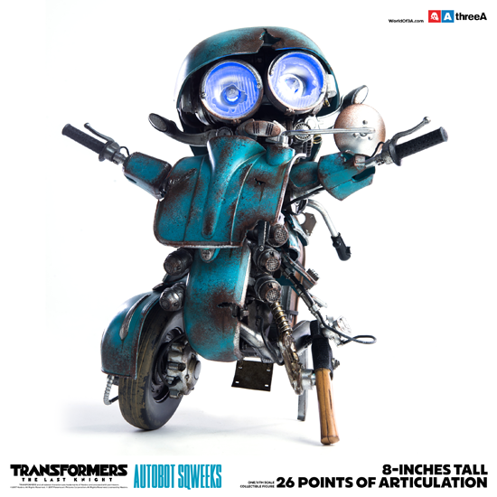 Transformers The Last Knight Hasbro x ThreeA AUTOBOT SQWEEKS
