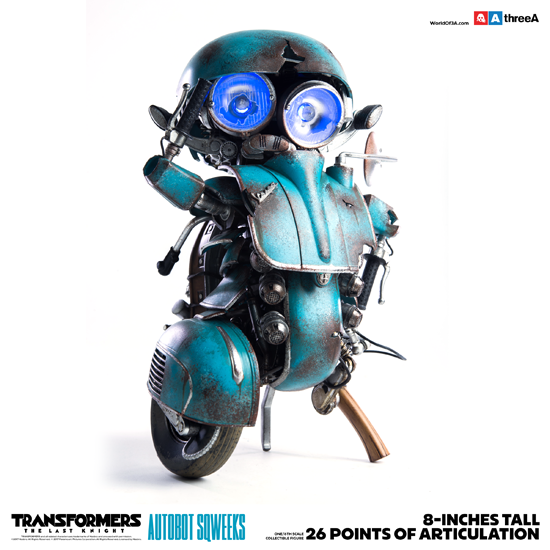 Transformers The Last Knight Hasbro x ThreeA AUTOBOT SQWEEKS