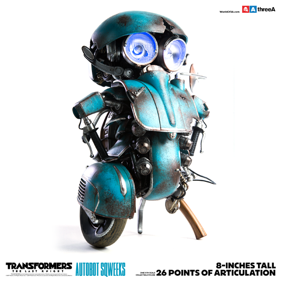 Transformers The Last Knight Hasbro x ThreeA AUTOBOT SQWEEKS