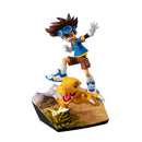 DIGIMON ADVENTURE MEGAHOUSE GEM YAGAMI TAIICHI & AGUMON Ver.20th anniversary