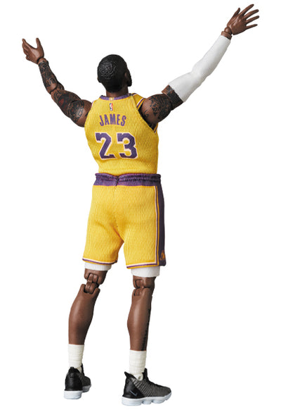 MAFEX LeBron James（Los Angeles Lakers） Lebron James Los Angeles Lakers Mafex 6.5-Inch Toy Figure by