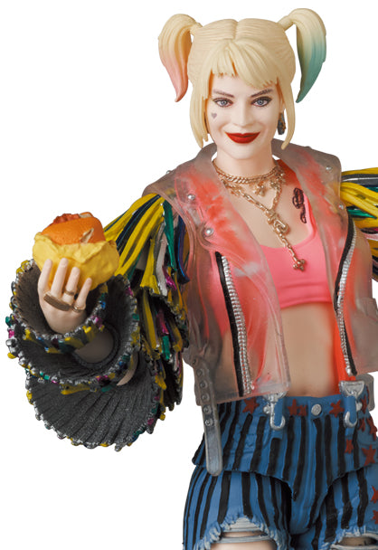 BIRDS OF PREY MEDICOM TOYS MAFEX HARLEY QUINN (Caution Tape Jacket Ver.)