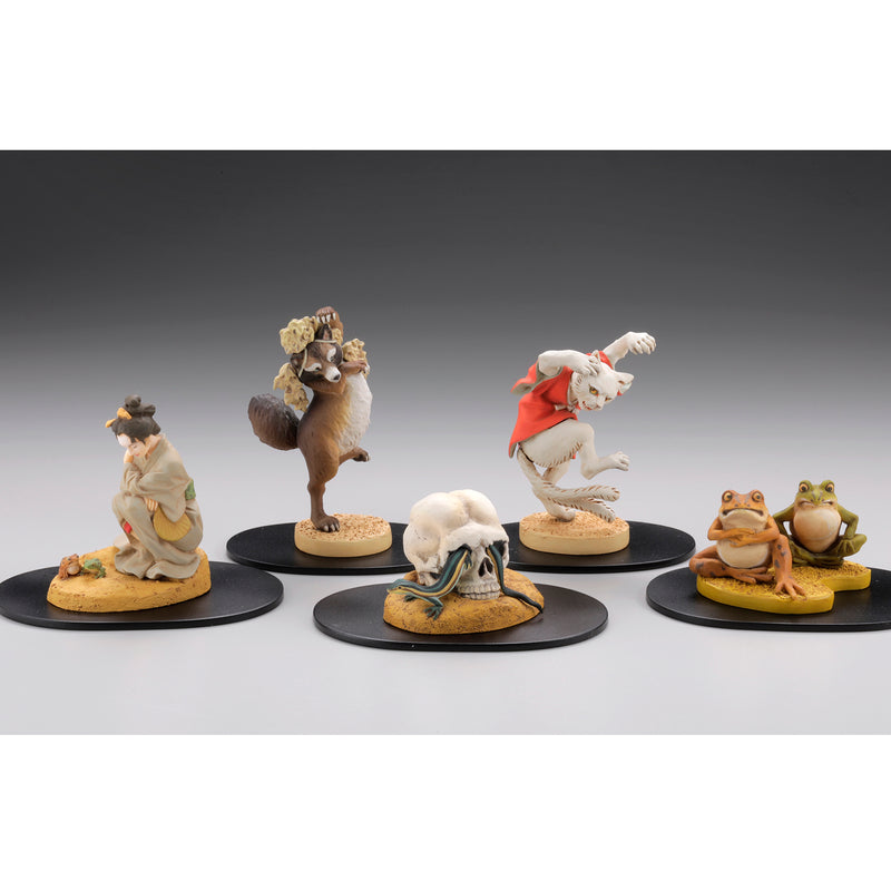 miniQ KAIYODO miniQ Kawanabe Kyosai Gaki Bonkei (Set of 6 Characters)