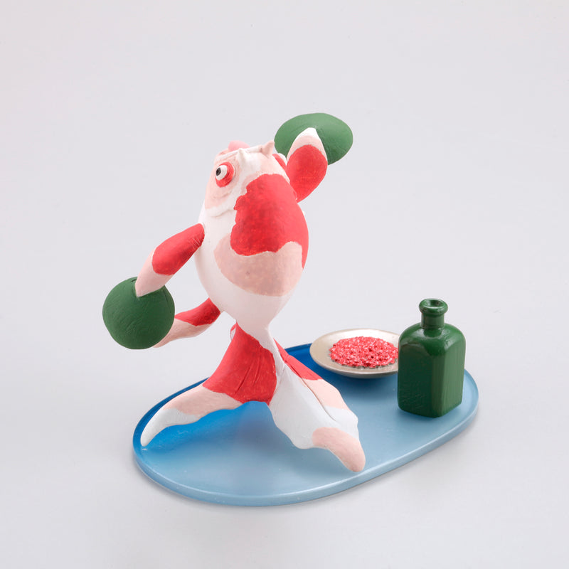 miniQ KAIYODO Kuniyoshi Utagawa's Goldfish  Sake no Zashiki (Set of 6 Characters)