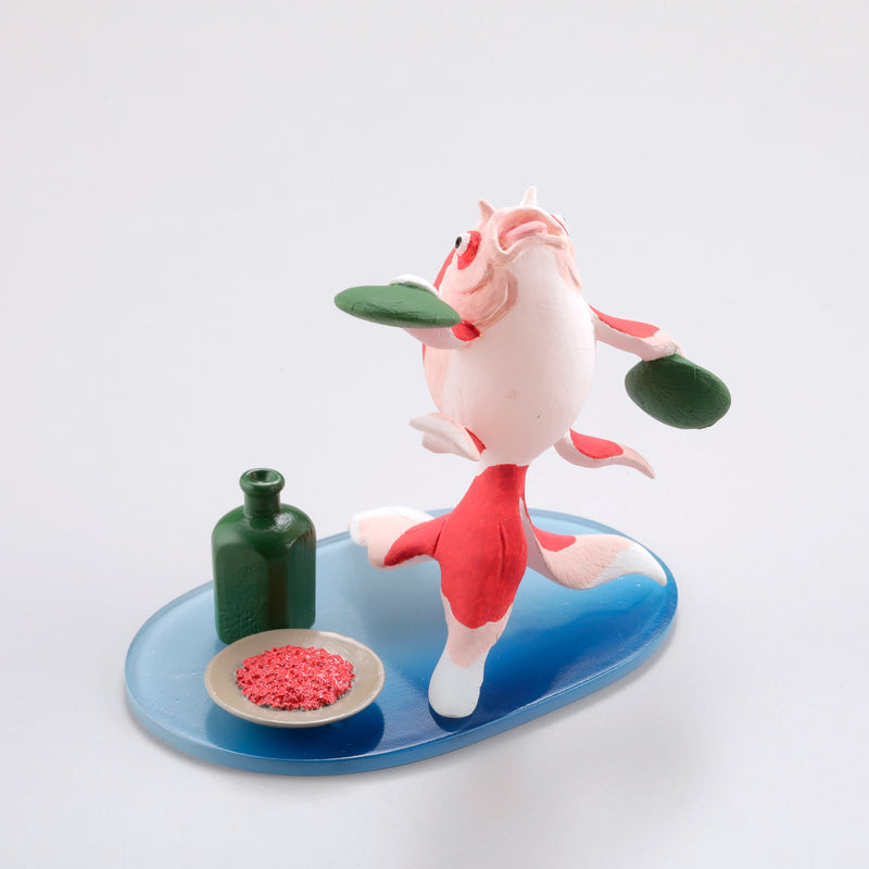 miniQ KAIYODO Kuniyoshi Utagawa's Goldfish  Sake no Zashiki (Set of 6 Characters)