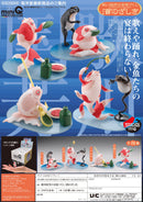 miniQ KAIYODO Kuniyoshi Utagawa's Goldfish  Sake no Zashiki (Set of 6 Characters)