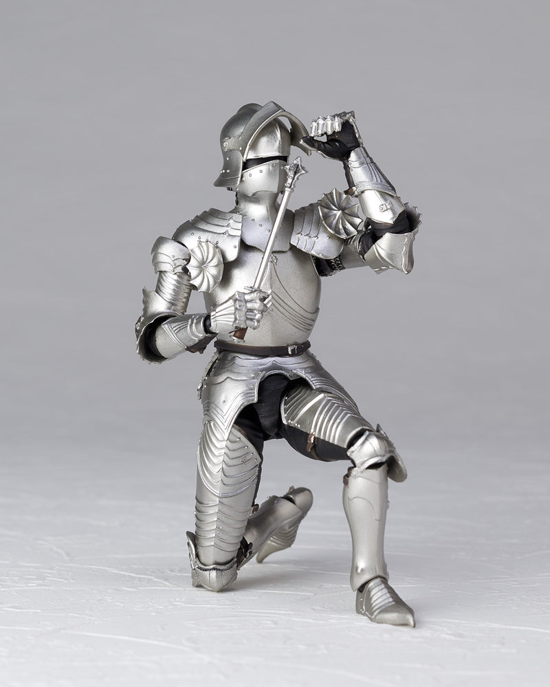 Takeyashiki Jizai Okimono KAIYODO 15th Century Gothic Field Armor Silver