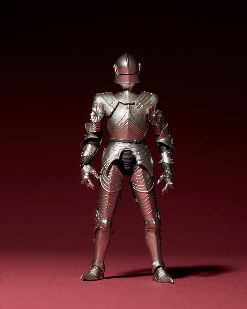 Takeyashiki Jizai Okimono KAIYODO 15th Century Gothic Field Armor Silver