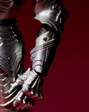 Takeyashiki Jizai Okimono KAIYODO 15th Century Gothic Field Armor Silver