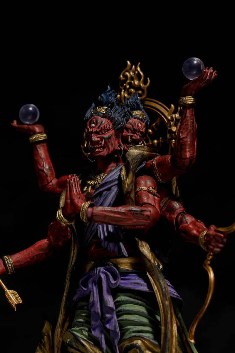 KT Project KT-025 KAIYODO Takeya Style Jizai Okimono Ashura Painted Edition (Re-Run)