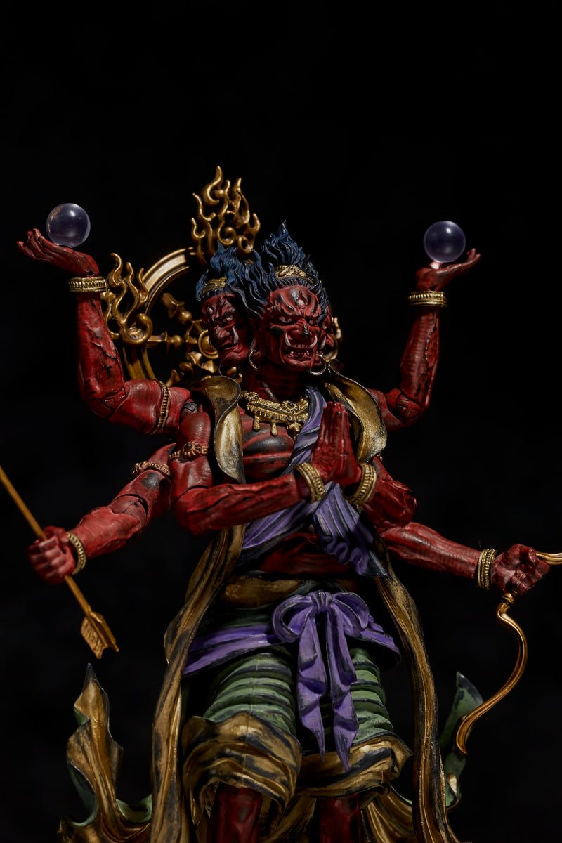 KT Project KT-025 KAIYODO Takeya Style Jizai Okimono Ashura Painted Edition (Re-Run)