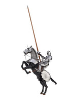 KT Project KT-027 KAIYODO Takeya Style Jizai Okimono 15th Century Gothic Equestrian Armor Silver