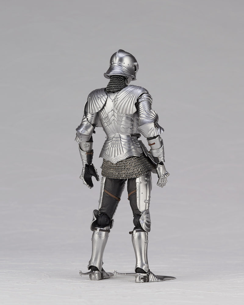 KT Project KT-027 KAIYODO Takeya Style Jizai Okimono 15th Century Gothic Equestrian Armor Silver